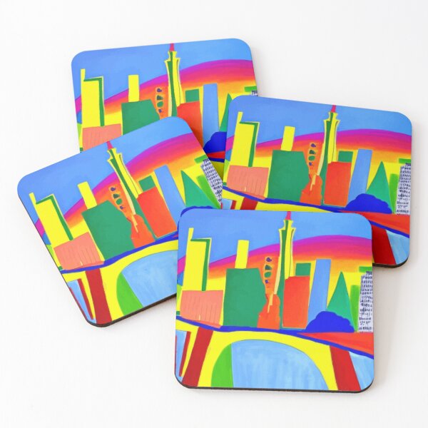 Item preview, The Essence of Frankfurt: An Abstract Urban Landscape designed and sold by wwlmerch.