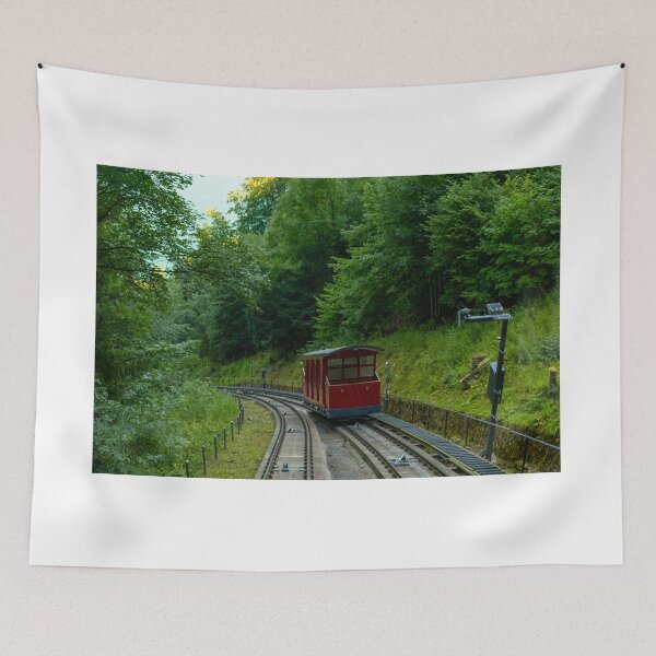 Item preview, Cable Car on Mountain Side in a Sunny Day designed and sold by Mats Silvan.