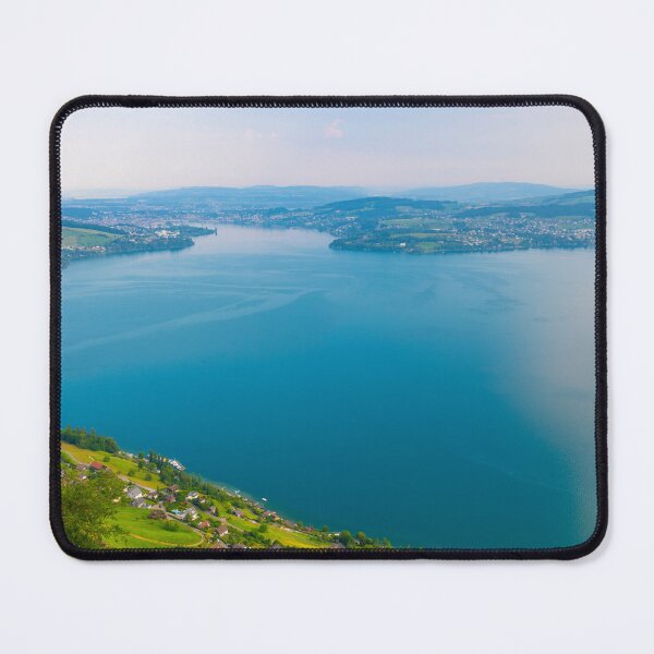 Item preview, Aerial View over Lake Lucerne and Mountain designed and sold by Mats Silvan.