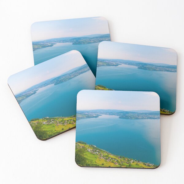 Item preview, Aerial View over Lake Lucerne and Mountain designed and sold by Mats Silvan.
