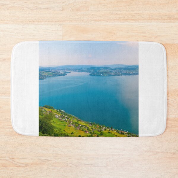 Item preview, Aerial View over Lake Lucerne and Mountain designed and sold by Mats Silvan.