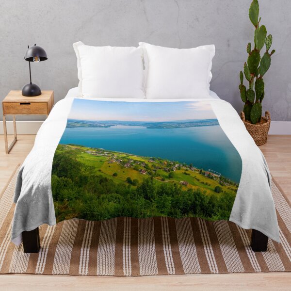 Item preview, Aerial View over Lake Lucerne and Mountain designed and sold by Mats Silvan.