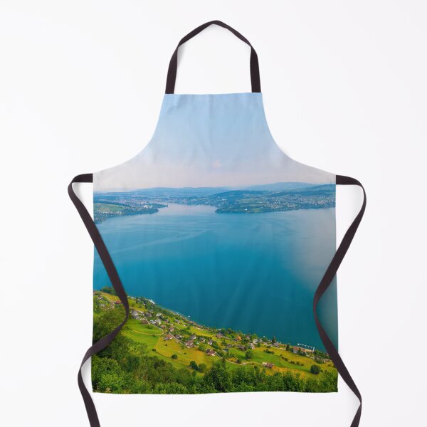 Item preview, Aerial View over Lake Lucerne and Mountain designed and sold by Mats Silvan.