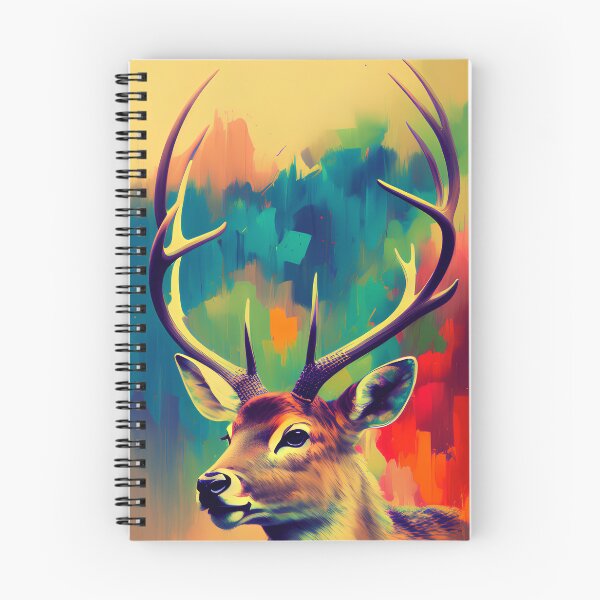 Item preview, Colorful deer artwork designed and sold by DopeDesign111.