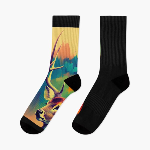 Item preview, Colorful deer artwork designed and sold by DopeDesign111.