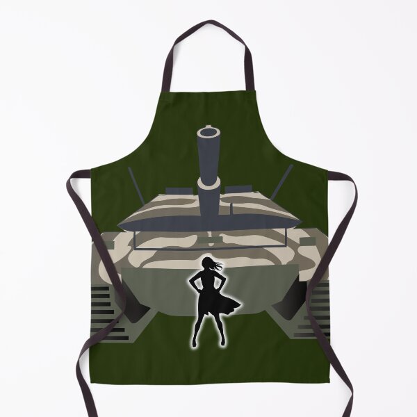 Item preview, woman is blocking the tank designed and sold by LiberaCaballo.