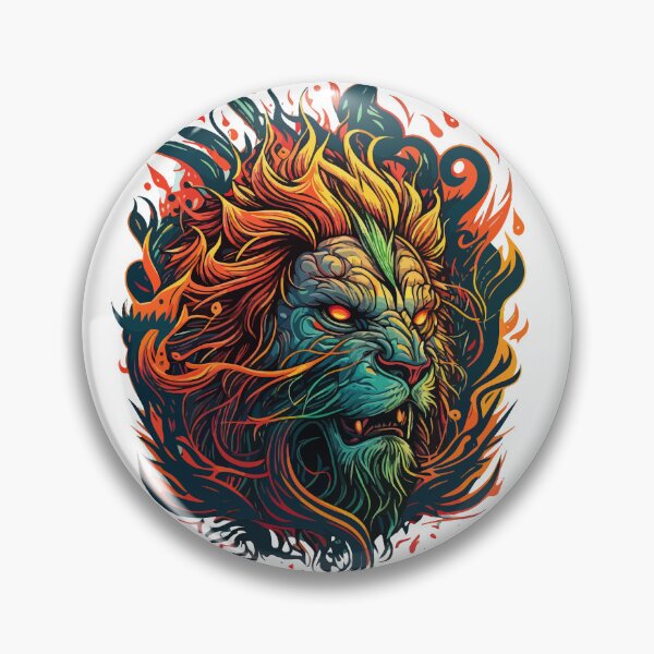 Item preview, Colorful Lion Logo Vector Illustration designed and sold by EvanJohnCrafts.