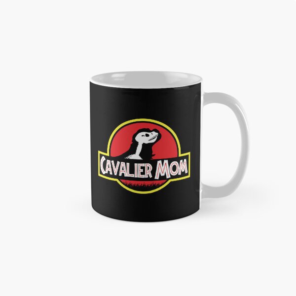 Item preview, (For Dark Background) Jurassic Cavalier King Charles Spaniel Mom designed and sold by More Cute Dogs.