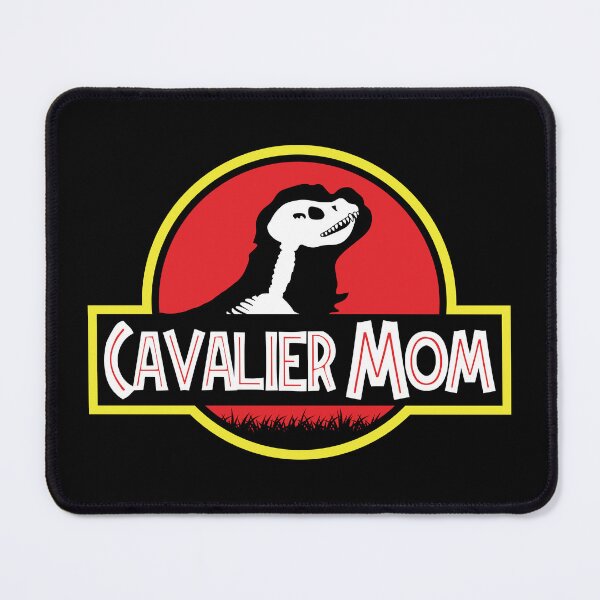 Item preview, (For Dark Background) Jurassic Cavalier King Charles Spaniel Mom designed and sold by More Cute Dogs.