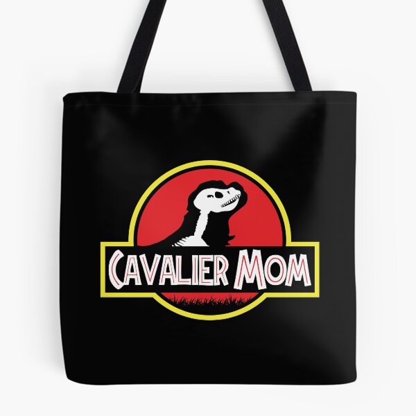 Item preview, (For Dark Background) Jurassic Cavalier King Charles Spaniel Mom designed and sold by More Cute Dogs.