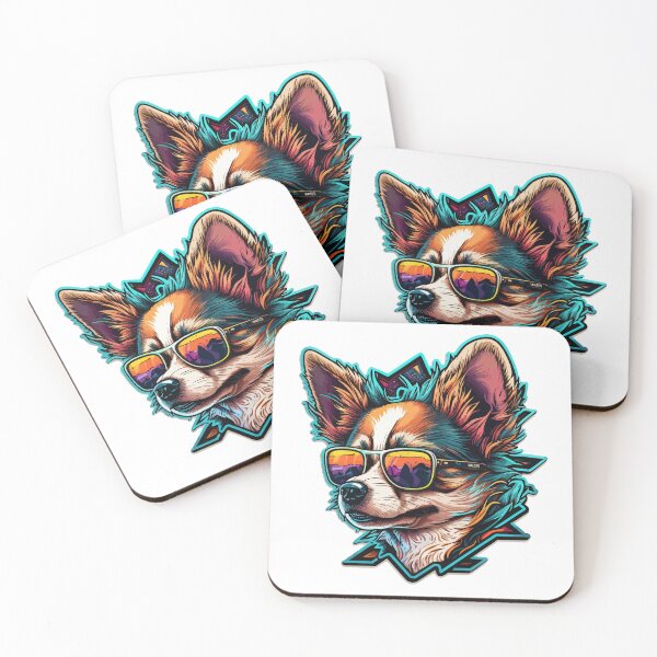 Item preview, Chihuahua with Sunglasses Digital Logo and T-Shirt Art designed and sold by EvanJohnCrafts.