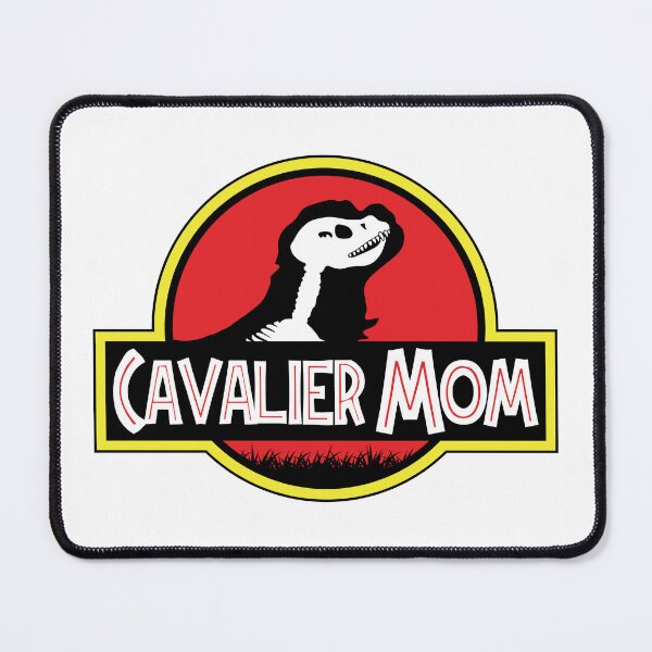 Item preview, (For Bright Background) Jurassic Cavalier King Charles Spaniel Mom designed and sold by More Cute Dogs.