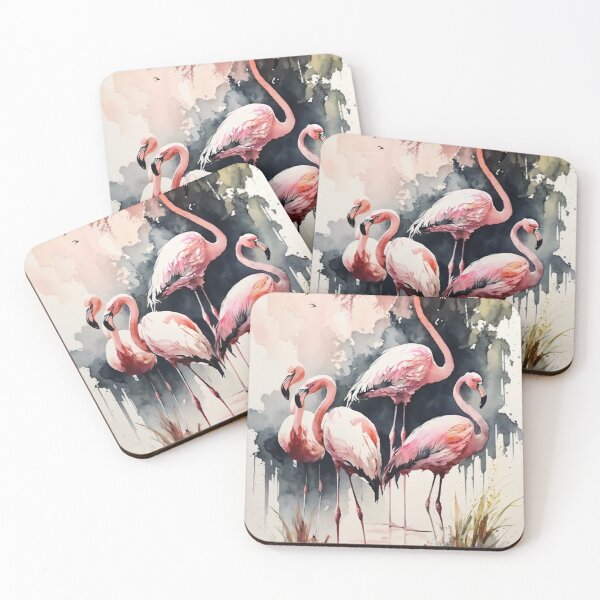 Item preview, Flamingo Party designed and sold by sketchzen.