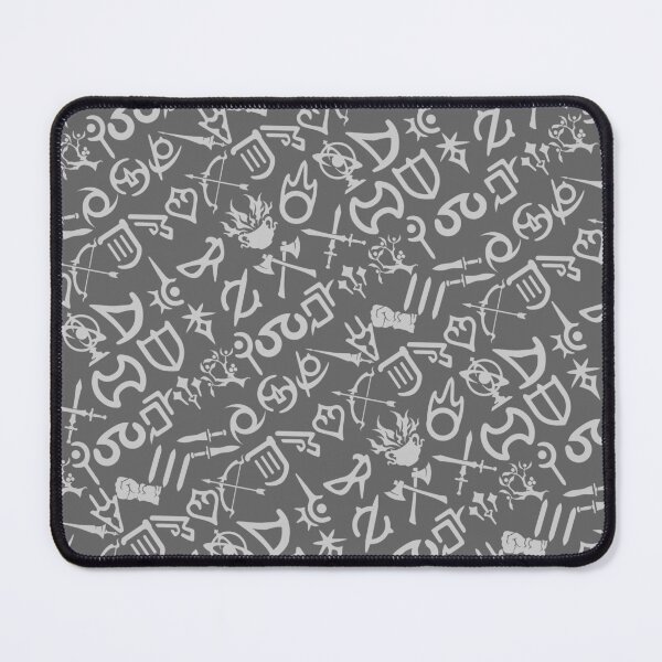 Item preview, XIV Classes and Jobs Repeating - Grey designed and sold by Foux's Leafs.
