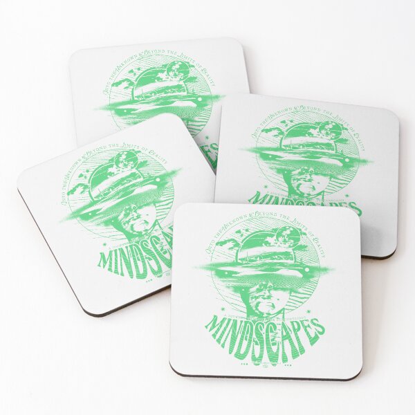 Item preview, MINDSCAPES - Trippy xeroxed shirt Green designed and sold by URBAN LEADS.