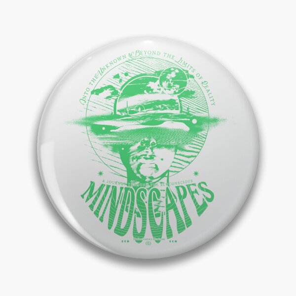 Item preview, MINDSCAPES - Trippy xeroxed shirt Green designed and sold by URBAN LEADS.