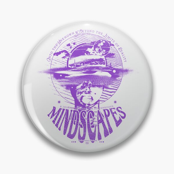 Item preview, MINDSCAPES - Trippy xeroxed shirt Purple designed and sold by URBAN LEADS.