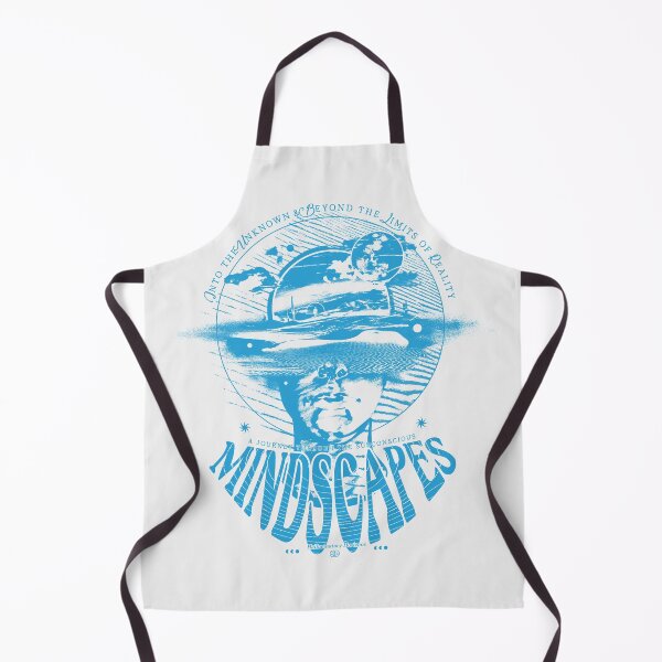 Item preview, MINDSCAPES - Trippy xeroxed shirt Blue designed and sold by URBAN LEADS.