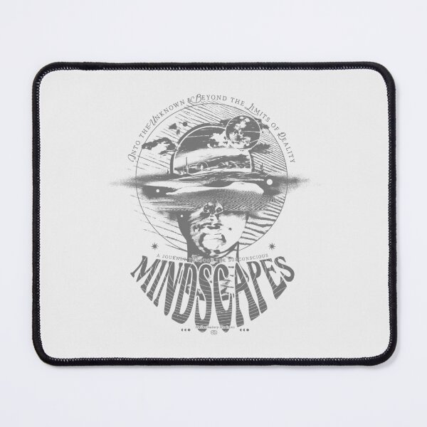 Item preview, MINDSCAPES - Trippy xeroxed shirt Gray designed and sold by URBAN LEADS.