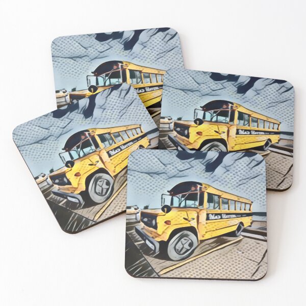 Item preview, American School Bus In Pointillism designed and sold by Fearless-Fox.