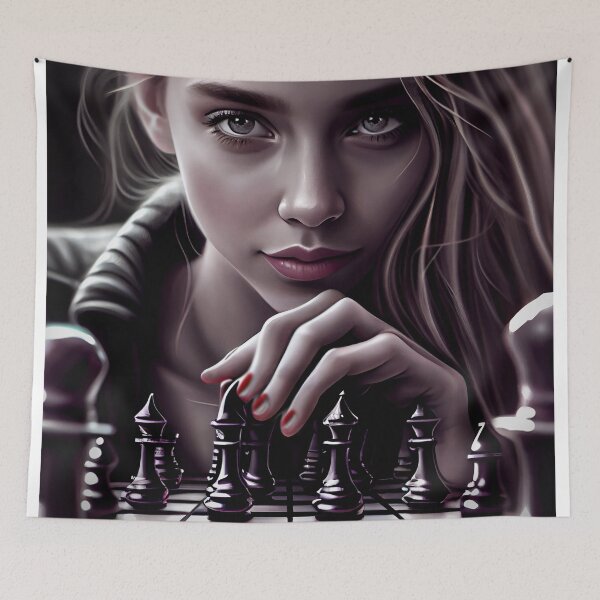 Item preview, Chess Queen, Gaming Art designed and sold by Fantasy Masterpiece.