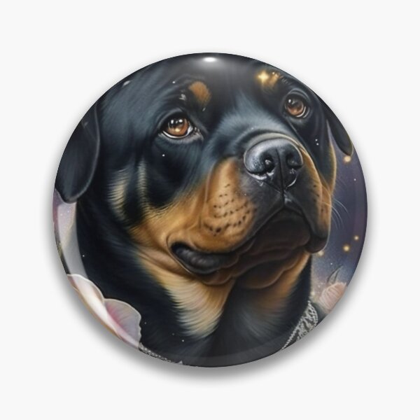 Item preview, Galactic Rose Rottweiler  designed and sold by Nocturne  Paws.