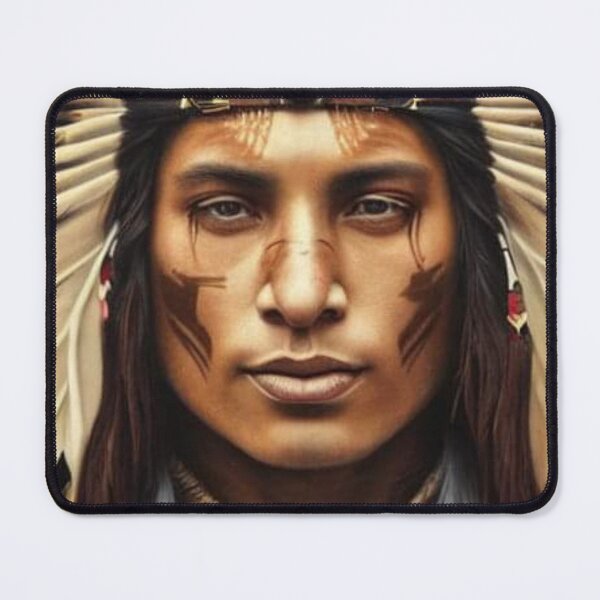 Item preview, Native American man 1 designed and sold by wednesdays57.