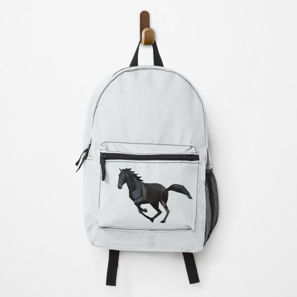 Item preview, Black Low Poly Horse designed and sold by shaldesign.
