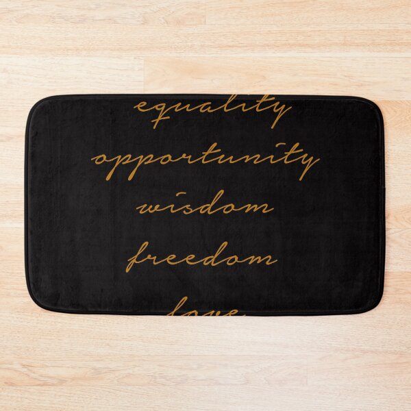 Item preview, equality, opportunity, wisdom, freedom, love designed and sold by halibutgoatramb.