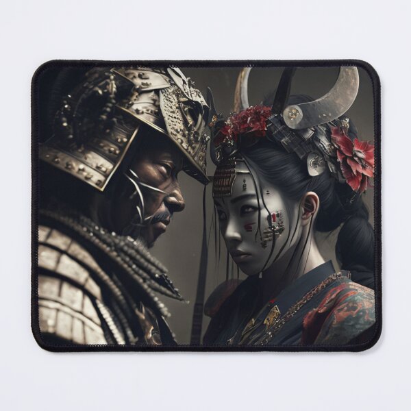 Item preview, Japanese geisha with samurai warriors designed and sold by Globuwear.