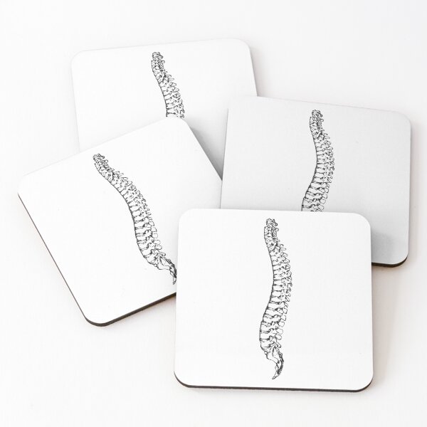 Item preview, Human Spine Drawing Side View designed and sold by Chutneey.