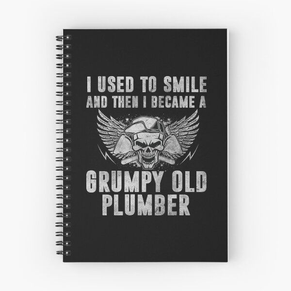Item preview, I Used To Smile And Then I Became A Grumpy Old Plumber Funny designed and sold by Trendy Valley .