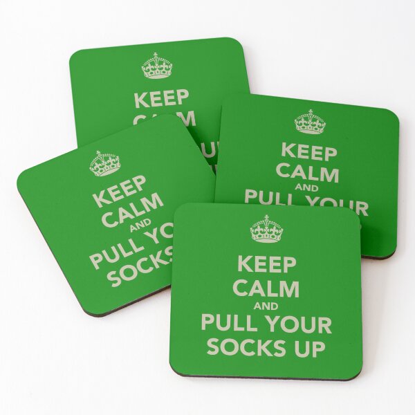 Item preview, Keep Calm And Pull Your Socks Up Snatch designed and sold by leen12 Art Designs Prints.