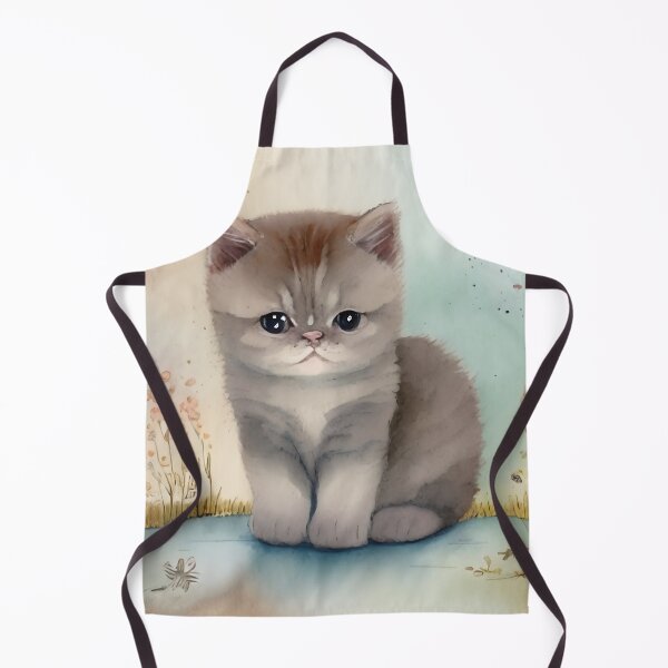 Item preview, Cute British Shorthair Cat Kitten Art 2 designed and sold by cutiepeupies.