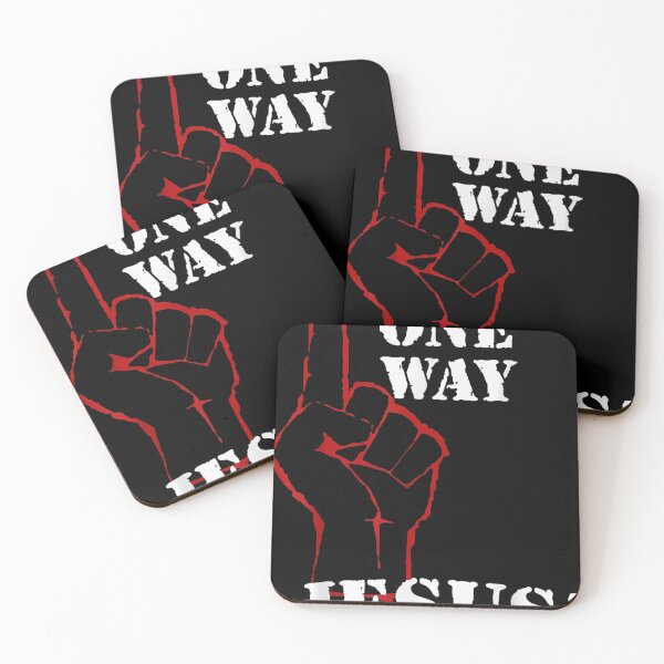 Item preview, One Way Jesus People Christian Revolution Finger Up Retro designed and sold by Chic-Astral-Ca.