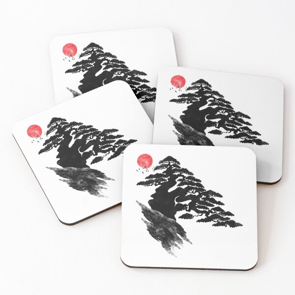 Item preview, bonsai cascades on rock.         designed and sold by TecloudDesign.