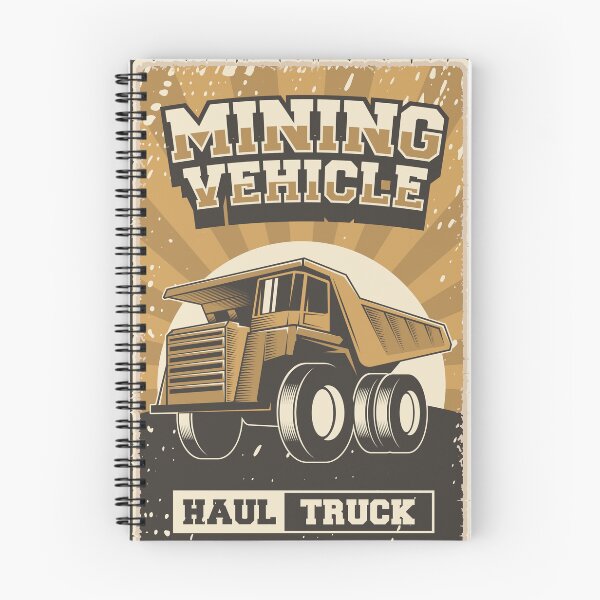 Item preview, Mining Vehicle, Haul Truck, vintage poster designed and sold by Groove-Emporium.