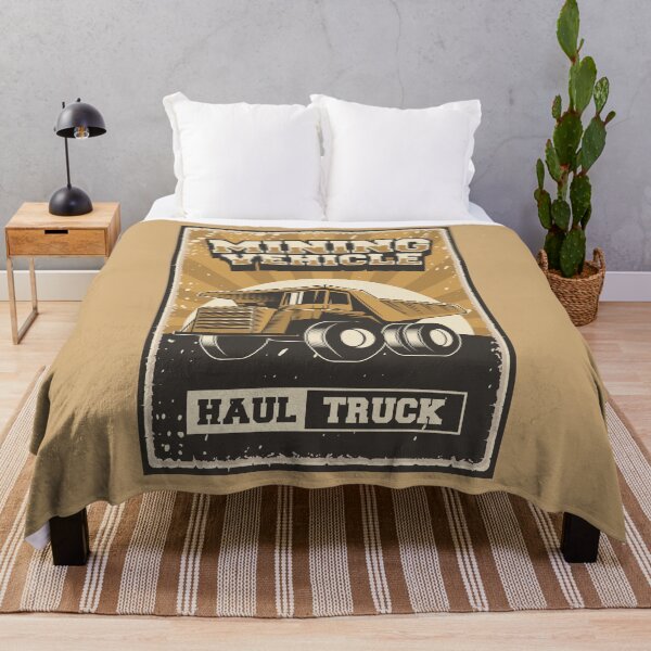 Item preview, Mining Vehicle, Haul Truck, vintage poster designed and sold by Groove-Emporium.