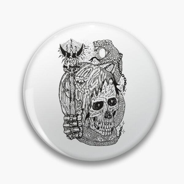 Item preview, Gothic Skull God - Gothic Halloween Theme            designed and sold by TecloudDesign.