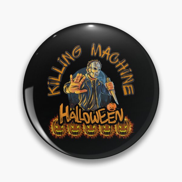 Item preview, Halloween Killing Machine With Scary Evil Pumpkin Art     designed and sold by TecloudDesign.