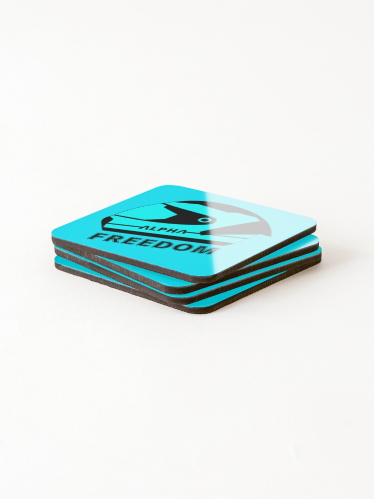 Thumbnail 4 of 5, Coasters (Set of 4), FREEDOM RIDE designed and sold by AlphaStore-Red.
