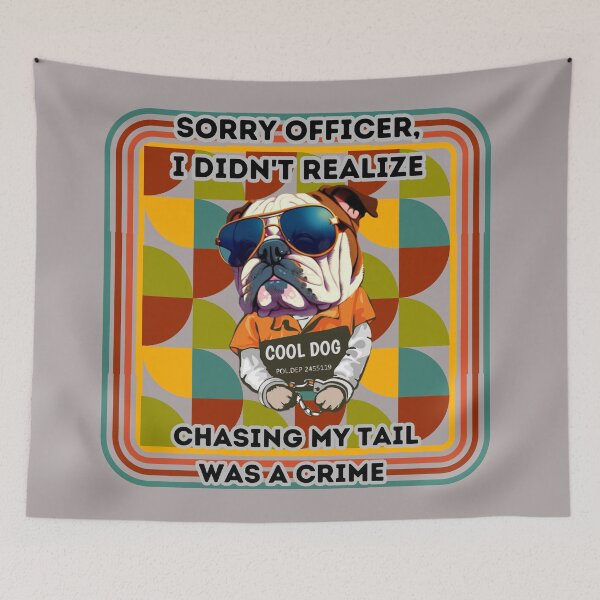 Item preview, Cool Dog Arrested designed and sold by Agunikyle.