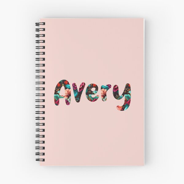 Item preview, Floral Avery Name : Avery Name With Flowers  designed and sold by ABCDEmily ©.