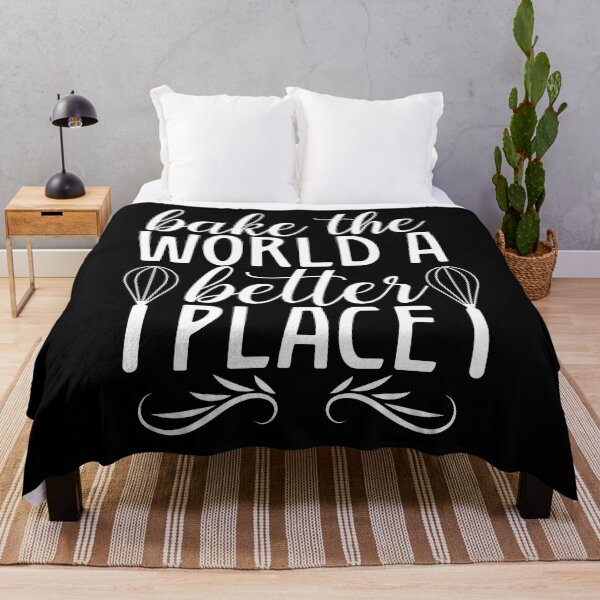 Item preview, Make the world a better place with our "Bake the world a better place" design designed and sold by Prettygraphe.