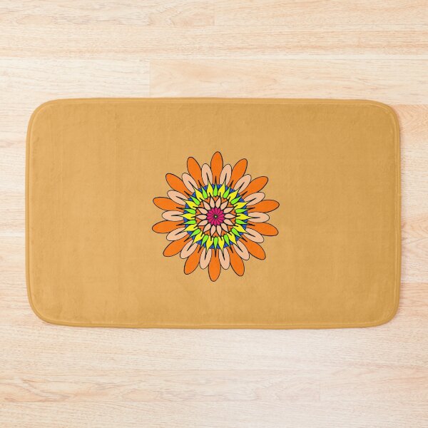 Item preview, Flower mandala orange designed and sold by AnyMar2023.