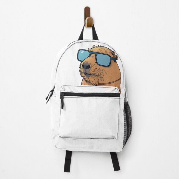 Item preview, Cool capybara with sunglasses, sticker art designed and sold by NxtGenArt.