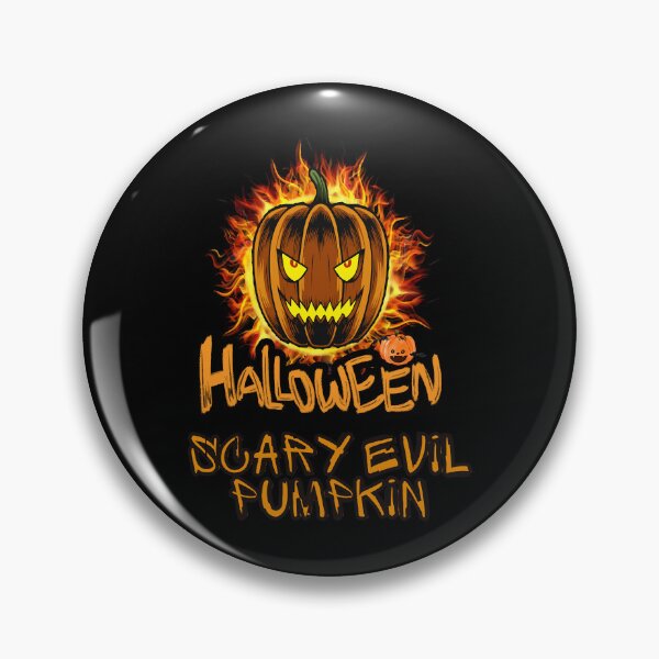 Item preview, King Of The Halloween Scary Evil Pumpkin Danger Art designed and sold by TecloudDesign.