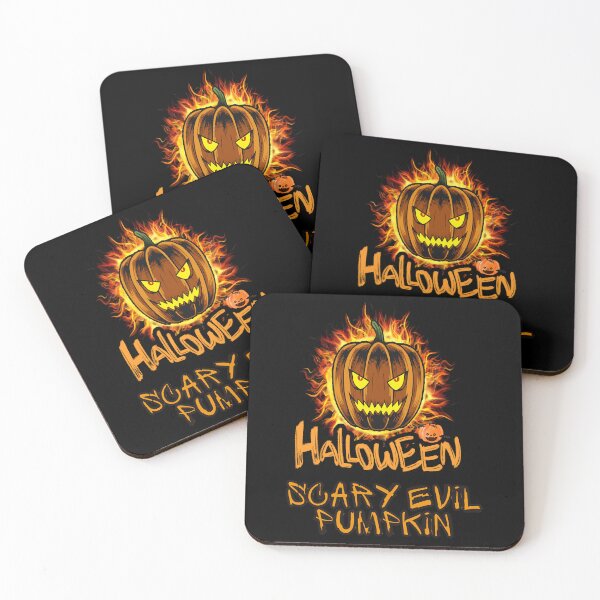 Item preview, King Of The Halloween Scary Evil Pumpkin Danger Art designed and sold by TecloudDesign.