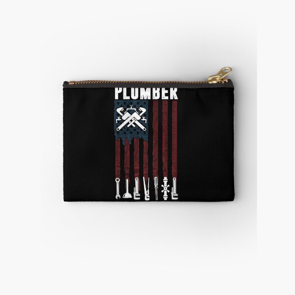 Item preview, American Flag Plumber Patriotic designed and sold by Trendy Valley .