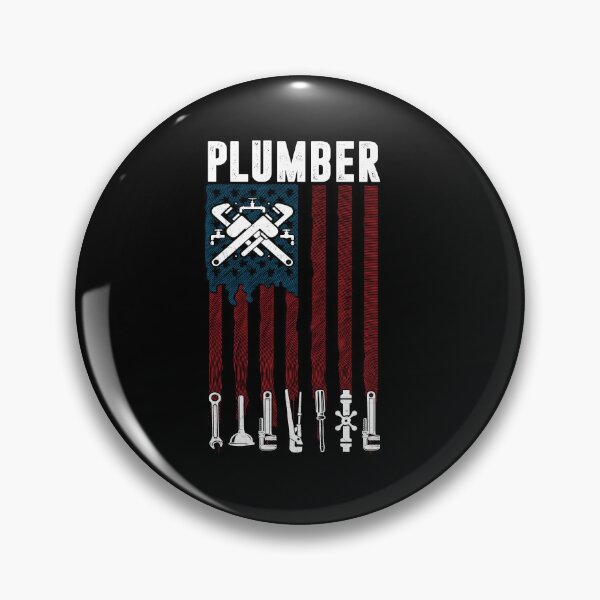 Item preview, American Flag Plumber Patriotic designed and sold by Trendy Valley .
